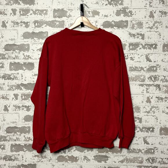 Vintage Tweet Bird Christmas Sweatshirt Size Large USA Made 90s - Picture 5 of 5